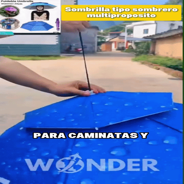 Sombrilla Sombrero Versátil