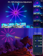 Luces Led Fuegos Artificiales Inteligentes
