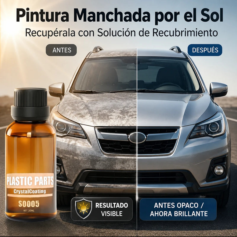 SOLUCIÓN DE RECUBRIMIENTO - Recupera el brillo de tu vehículo instantáneamente (restaurador de vehículos)