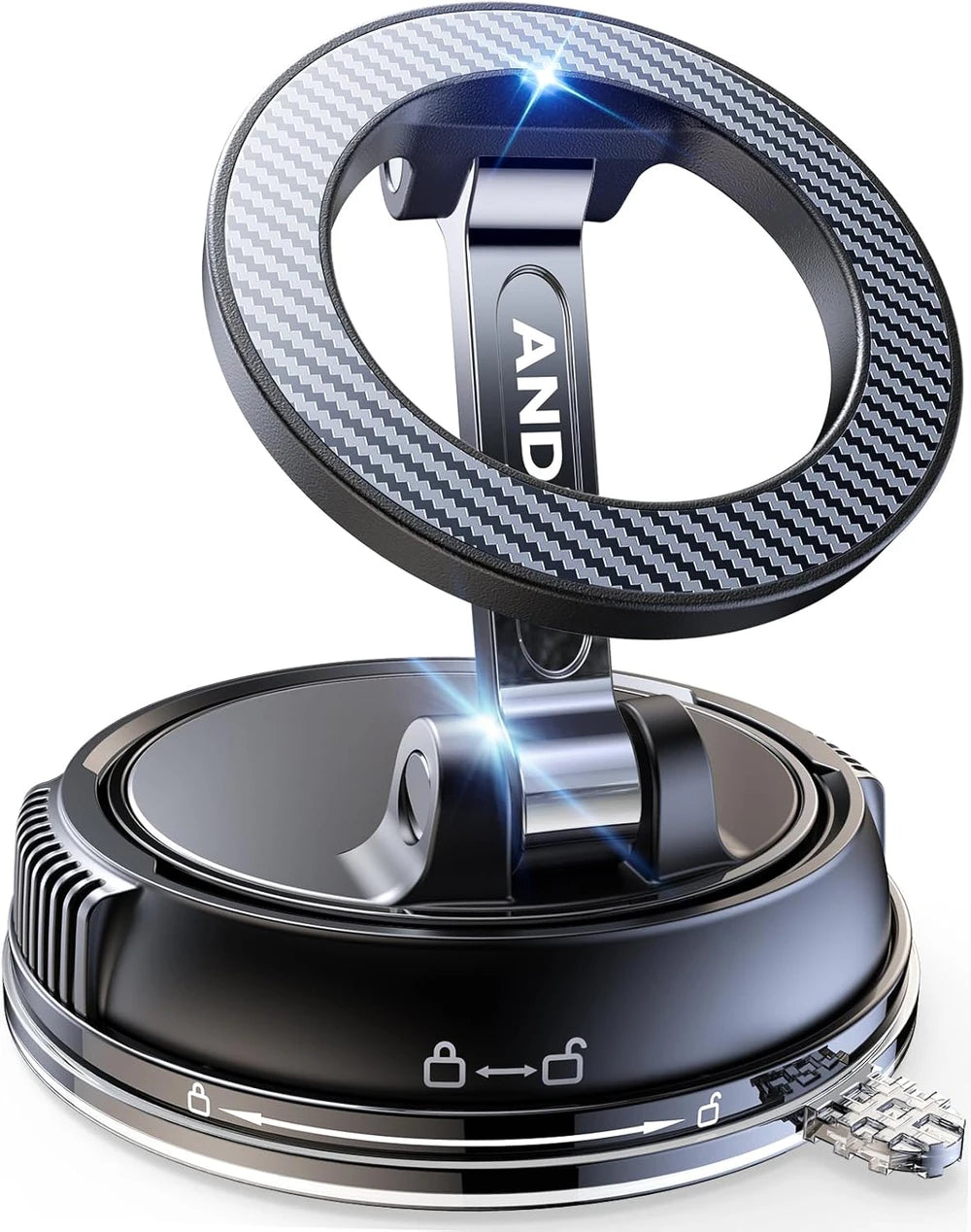 Soporte Magnético de Carbono para Coche