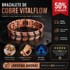 Cobra® Brazalete magnético de Cobre Puro: alivia dolor y mejora circulación