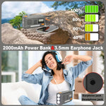 Radio de manivela de emergencia, radio meteorológica solar de 7400 mWh con AM/FM/NOAA, radio a batería con cargador de teléfono celular, pantalla digital, linterna, conector para auriculares y alarma SOS para exteriores/supervivencia