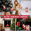 Papa Noel trepador en cuerda con 3 modos, decoración navideña musical animada