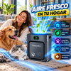 Purificador de aire para mascotas Heapets P358 para el hogar (habitaciones grandes de hasta 2500 pies cuadrados), filtro HEPA H13 de doble cara con prefiltro lavable; captura de pelo de mascotas, caspa, olores, alérgenos, humo y polvo.