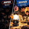 Paquete de 4 linternas LED plegables y compactas: duraderas, impermeables, recargables mediante energía solar y USB, alimentadas por energía solar, brillo ajustable, resistentes al calor y al frío, baterías incluidas. Luces de emergencia con modo linterna