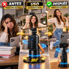 Trípode con seguimiento facial automático para smartphones y teléfonos móviles: control por gestos, soporte para cámara con rotación de 360 grados, accesorio para selfies, soporte inteligente para grabación, accesorio de cámara.