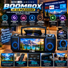 Boombox Altec Lansing de 10 pulgadas para streaming de TV, con reproductor de CD/DVD y radio