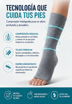El alivio más cómodo para la neuropatía y el dolor de píe Aliviamax®️ Fundas para pies de bambú antifatiga de primera calidad