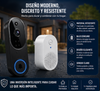 Orbitell® Videoportero inalámbrico de 1080p con cámara Wi-Fi, audio bidireccional, visión nocturna, almacenamiento en la nube, detección de movimiento inteligente AI, compatible con Wi-Fi, bluethooth 6.0