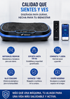 Merach Slim Maquina vibratoria diseño curvo, 200 W, potente, Bluetooth, oscilante lineal de cuerpo completo para drenaje linfático, recuperación y tonificación corporal