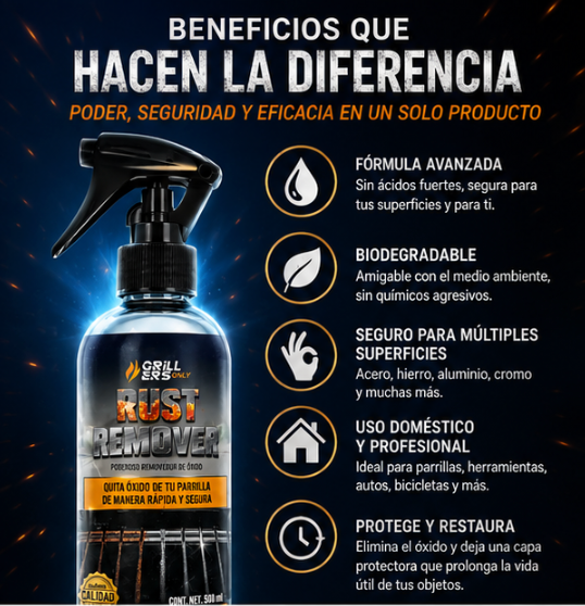 Rust remover®️ solucion instantanea para el oxido y el mal olor