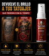 Spray para tatuajes y maquillaje permanente devuelve el brillo a tus tatuajes que pierden con el tiempo