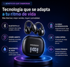 INSONIXN Auriculares inalámbricos Bluetooth 6.0, micrófono integrado y gancho para la oreja; resistentes al agua, 36 horas de reproducción, sonido de alta fidelidad; cómodos para entrenamientos, deportes, conductores, trabajo en casa u oficina