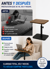 ZEAPTAC Escritorio Portátil para Laptop con Cojín de Almohada, Se Adapta a Portátiles de hasta 15.6 Pulgadas, Soporte de Regazo para Cama y Sofá