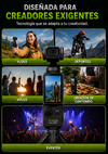 Xtra Muse Vlogging Camara con Sensor CMOS, vídeo 4K a 120 fps, estabilizador de cardán de 3 ejes, enfoque rápido, seguimiento de rostros y objetos, pantalla LCD, modo automático, zoom digital, videocámara portátil tipo Handycam.