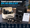 KUKIHO Wireless Micrófono de solapa inalámbrico para iPhone, iPad y Android con estuche de carga; cancelacion de ruido, Bluetooth 6.0, 750 mt de distancia, ideal para creadores, vlogs, videos de la escuela/universidad