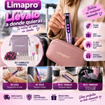 Limapro™ lima eléctrica de uñas hace que el cuidado de las uñas en casa sea más suave, limpio y fácil de controlar