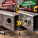 toolupgrade 30Pcs/90Pcs Juego de tuercas remachables de acero al carbono de alta resistencia (tipo botón)