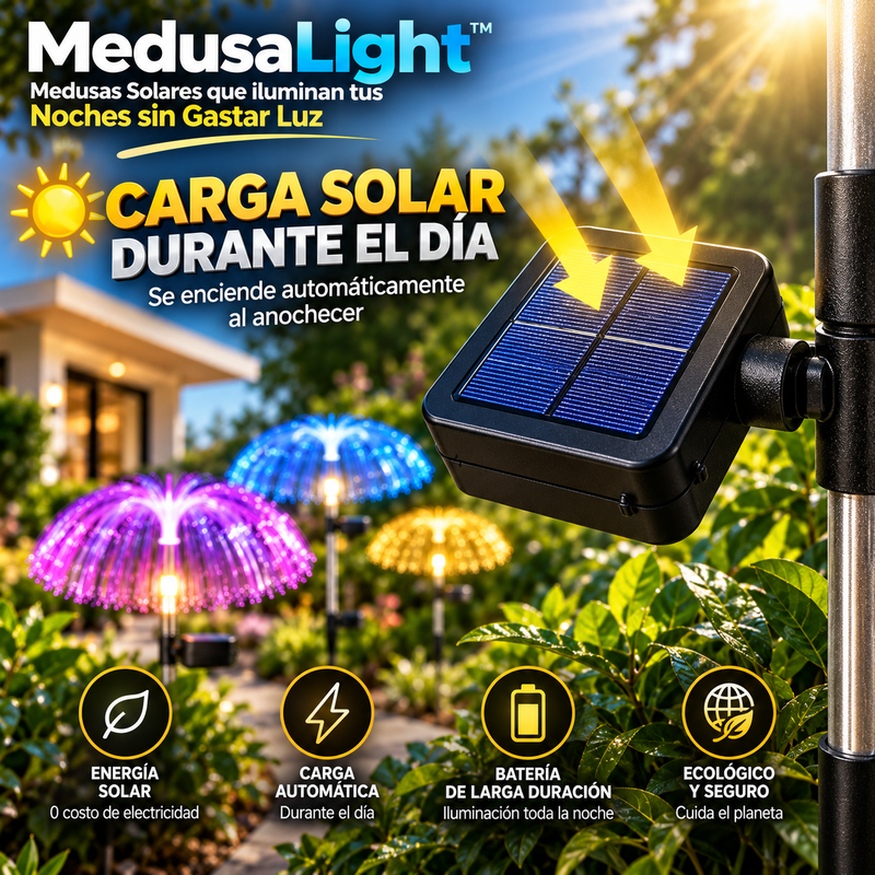 MedusaLight™ – Medusas Solares que Iluminan tus Noches sin Gastar Luz | Promo 2x1