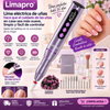 Limapro™ lima eléctrica de uñas hace que el cuidado de las uñas en casa sea más suave, limpio y fácil de controlar