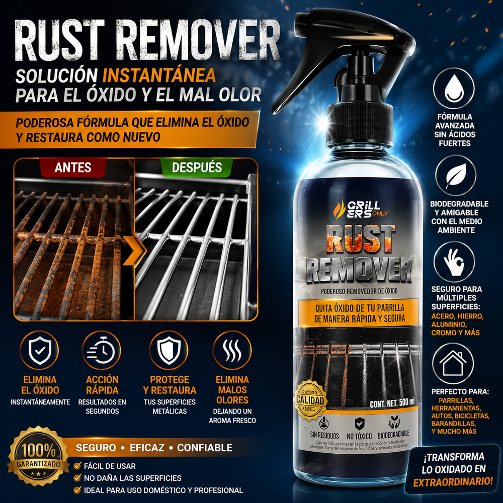 Rust remover®️ solucion instantanea para el oxido y el mal olor
