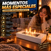 Ambiente instantáneo LUXURY, Llama real, Sin complicaciones - chimenea decorativa portátil para interior/exterior 50*20