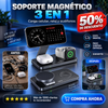 Soporte de cargador Huawei MagSafe inalámbrico magnético 3 en 1 para dispositivos, compatible todo tipo de celular, ultima tecnologia