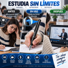 Bolígrafo de lujo con cámara 1080P-Mini grabadora de video portátil de bolsillo para cámara de soporte de tarjeta SD de 32 GB para reuniones de negocios, aprendizaje en el hogar y en el aula