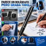 Bolígrafo de lujo con cámara 1080P-Mini grabadora de video portátil de bolsillo para cámara de soporte de tarjeta SD de 32 GB para reuniones de negocios, aprendizaje en el hogar y en el aula