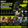 Tijeras eléctricas inalámbricas recargables: Corta cartón, cuero, tela y plástico, cortador eléctrico de caja de cartón con 2 cuchillas de seguridad y bolsa de almacenamiento SEESE®