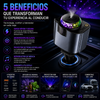 CargaMAX®️ - Cargador 5 en 1, difusor de aromas y techo estrellado