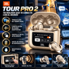 Audífonos JBL Tour Pro 2 con Pantalla Táctil inalámbricos Bluetooth con cancelación de ruido para traducción (modelo 2026)