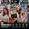 Audífonos JBL Tour Pro 2 con Pantalla Táctil inalámbricos Bluetooth con cancelación de ruido para traducción (modelo 2026)