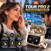 Audífonos JBL Tour Pro 2 con Pantalla Táctil inalámbricos Bluetooth con cancelación de ruido para traducción (modelo 2026)