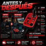 Portable Car Inverter® Carga cualquier dispositivo en minutos desde tu automóvil