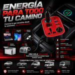 Portable Car Inverter® Carga cualquier dispositivo en minutos desde tu automóvil