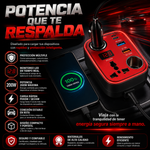 Portable Car Inverter® Carga cualquier dispositivo en minutos desde tu automóvil