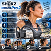 Auriculares deportivos Bluetooth de conducción ósea SHOKZ OpenRun Pro 2; sonido premium Dual Pitch; diseño de oído abierto para mantener la conciencia del entorno; micrófono inteligente