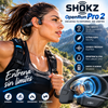 Auriculares deportivos Bluetooth de conducción ósea SHOKZ OpenRun Pro 2; sonido premium Dual Pitch; diseño de oído abierto para mantener la conciencia del entorno; micrófono inteligente