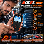 Escáner OBD2 ANCEL AD310: Lector de códigos de fallo del motor (no requiere cable de carga), diagnóstico de seguridad del vehículo, accesorios para automóviles.