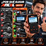 Escáner OBD2 ANCEL AD310: Lector de códigos de fallo del motor (no requiere cable de carga), diagnóstico de seguridad del vehículo, accesorios para automóviles.