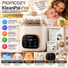 Lavadora, esterilizadora y secadora de biberones Momcozy KleanPal Pro con 300 tabletas de detergente - Máquina de limpieza todo en uno para biberones, piezas de extractor y artículos esenciales para bebés