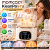 Lavadora, esterilizadora y secadora de biberones Momcozy KleanPal Pro con 300 tabletas de detergente - Máquina de limpieza todo en uno para biberones, piezas de extractor y artículos esenciales para bebés