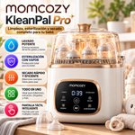 Lavadora, esterilizadora y secadora de biberones Momcozy KleanPal Pro con 300 tabletas de detergente - Máquina de limpieza todo en uno para biberones, piezas de extractor y artículos esenciales para bebés
