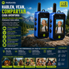 walkie-talkies Motorola®  Con video para niños (2 unidades), juguetes de radio bidireccional recargables de largo alcance; ideal para aventuras al aire libre, acampadas, senderismo y regalos de cumpleaños; diseño duradero y con carga de 6 horas