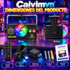 Caivimvn®  Luces de fiesta, luz de discoteca de DJ, luz de bola de discoteca, luces estroboscópicas activadas por sonido, luces de escenario para fiestas, cumpleaños, regalo de Navidad, boda, karaoke