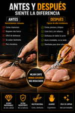 Tijeras de cocina de alta resistencia multifuncionales y potentes ✂️🦴