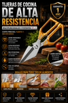 Tijeras de cocina de alta resistencia multifuncionales y potentes ✂️🦴