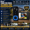 Blink® Timbre con cámara inalámbrica 1080p | Sin suscripción, sin aplicación ni Wi-Fi | Timbre con cámara resistente al agua, pantalla de monitor y almacenamiento gratuito | Videoportero con audio bidireccional y ángulo de visión de 170° | Visión nocturna