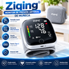 Monitor de presión arterial de muñeca Ziqing: dispositivo digital para uso doméstico con pantalla LED, brazalete con pantalla táctil, diseño compacto ideal para llevar en el bolso, estuche de transporte, puerto Tipo-C.